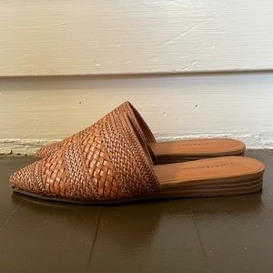 Lucky Brand Woven Mules, size 8